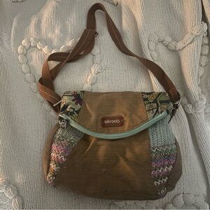 Sakroots Tan and Multicolor Artistic Adjustable Bag